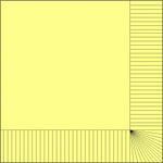 Yellow 10" x 10" 2-Ply Beverage Napkins - Case of 1000