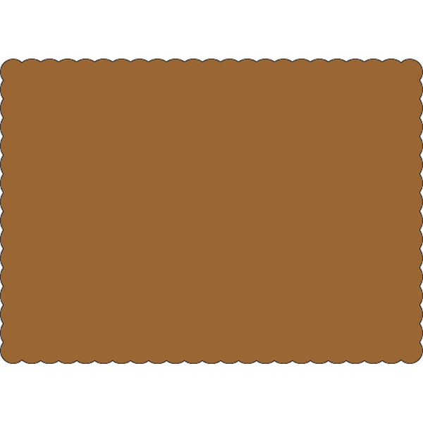 Brown 10" x 14" Placemats - Case of 1000
