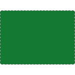 Dark Green 10" x 14" Placemats - Case of 1000