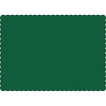 Hunter Green 10" x 14" Placemats - Case of 1000