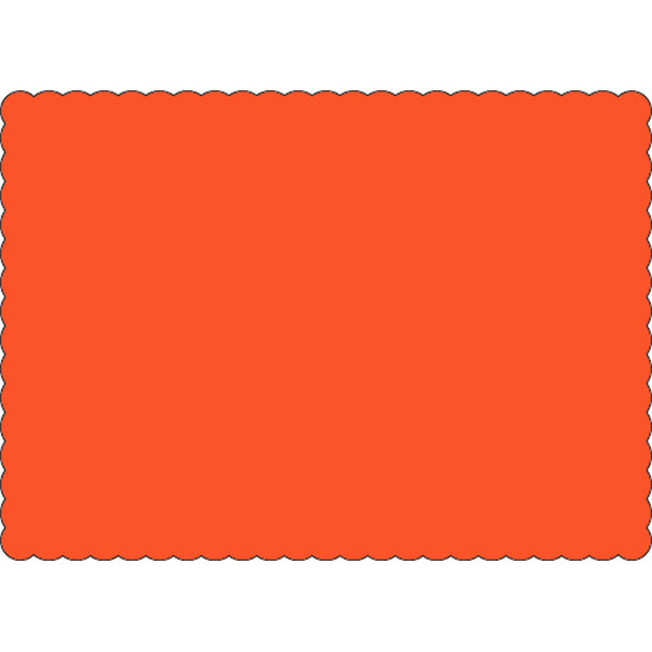 Orange 10" x 14" Placemats - Case of 1000