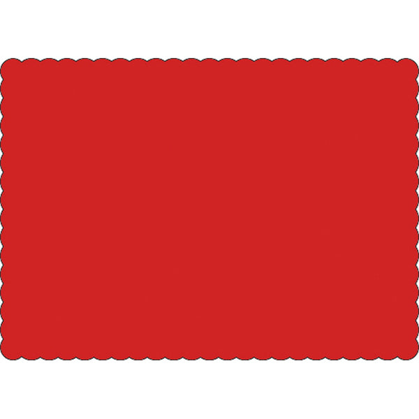 Red 10" x 14" Placemats - Case of 1000
