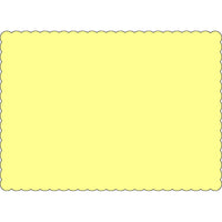 Yellow 10" x 14" Placemats - Case of 1000