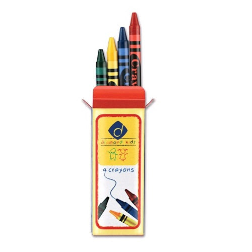 Kid's Crayons - 4 Piece Set - Case of 360 boxes
